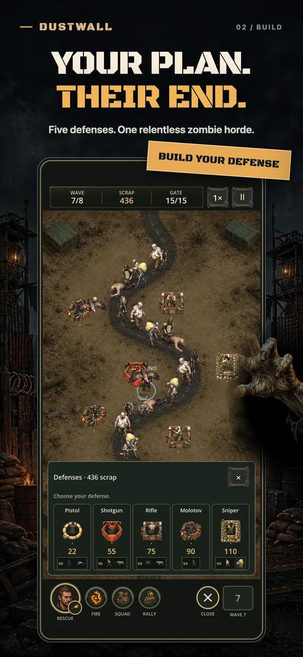 Building a defense beside the road